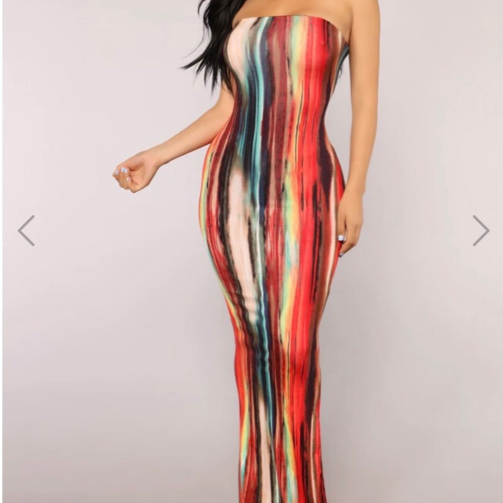 Fashion Nova Work of Art Maxi Dress